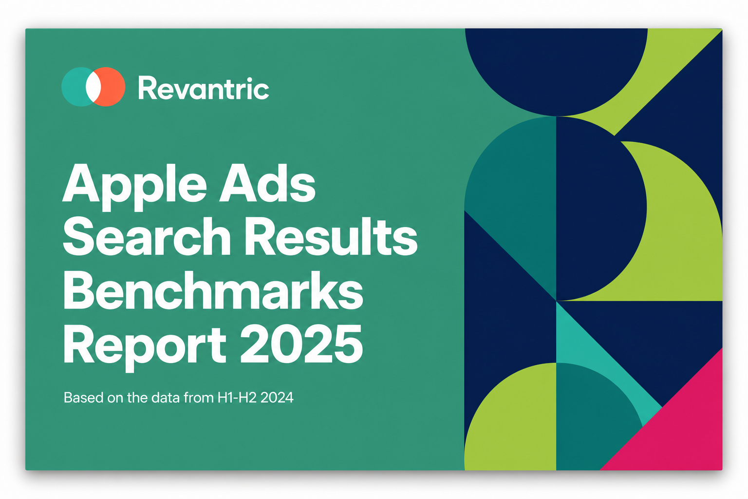 Revantric — Apple Ads Search Results Benchmarks Report 2025 cover