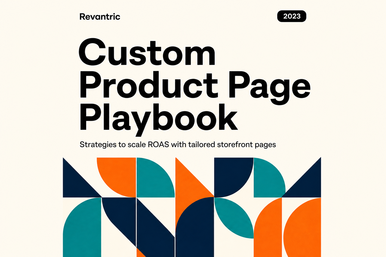 Revantric — Custom Product Page Playbook cover